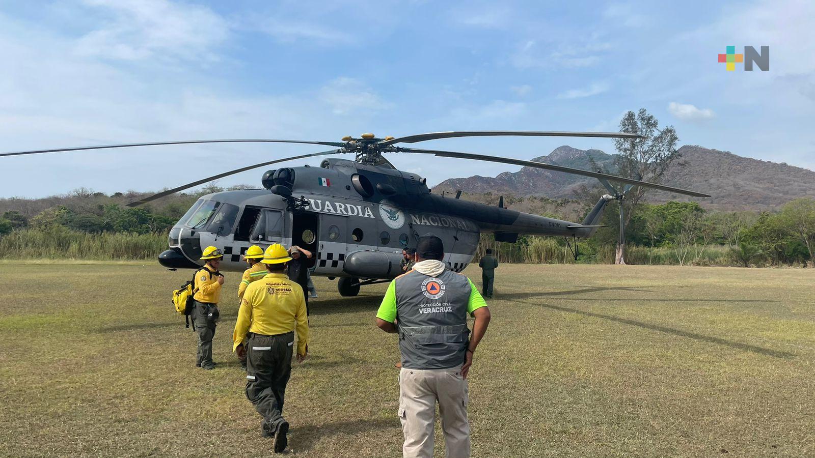 Aeronave de Guardia Nacional inicia operaciones en Palma Sola