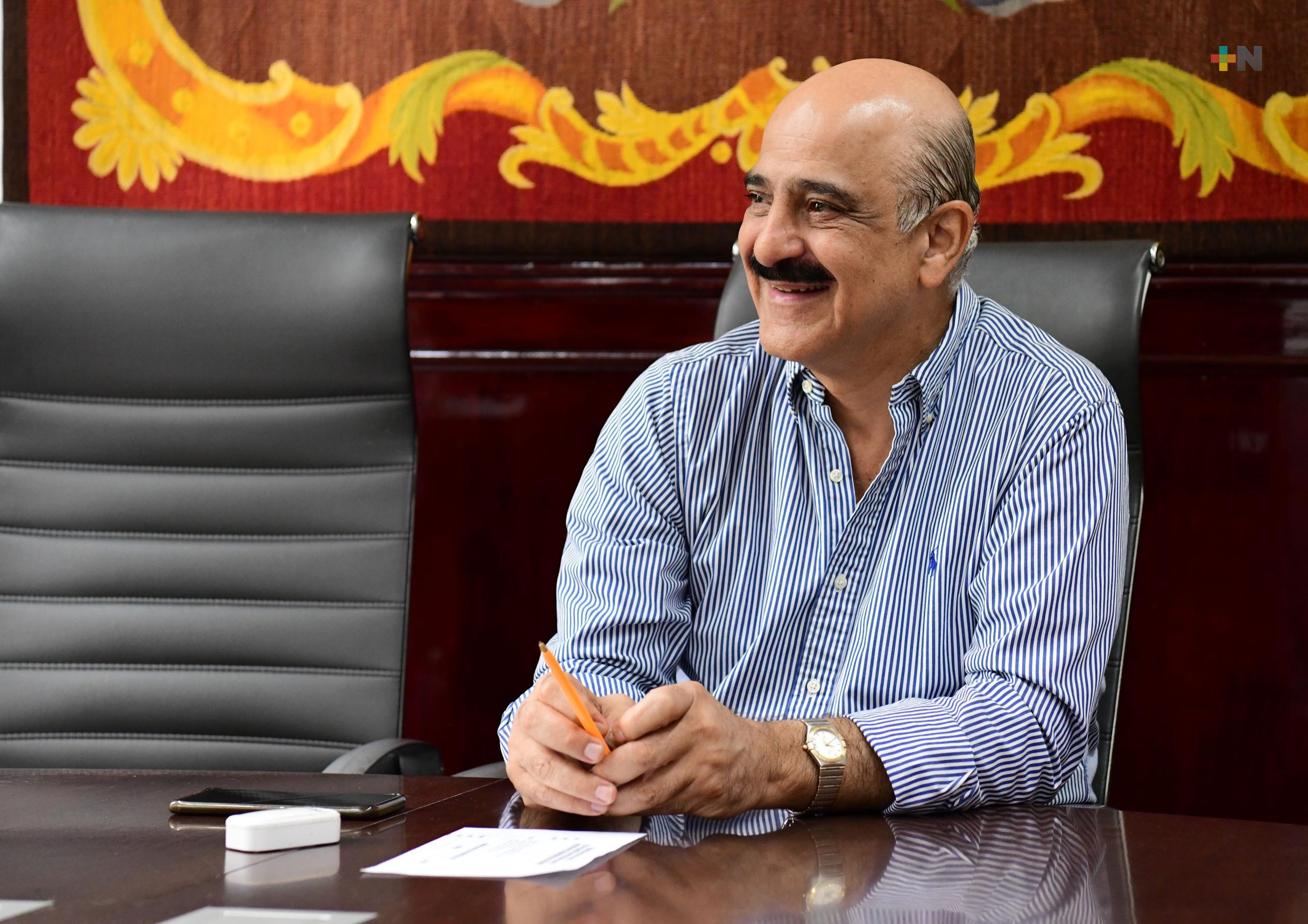 Vienen buenos tiempos para Veracruz: Ricardo Ahued