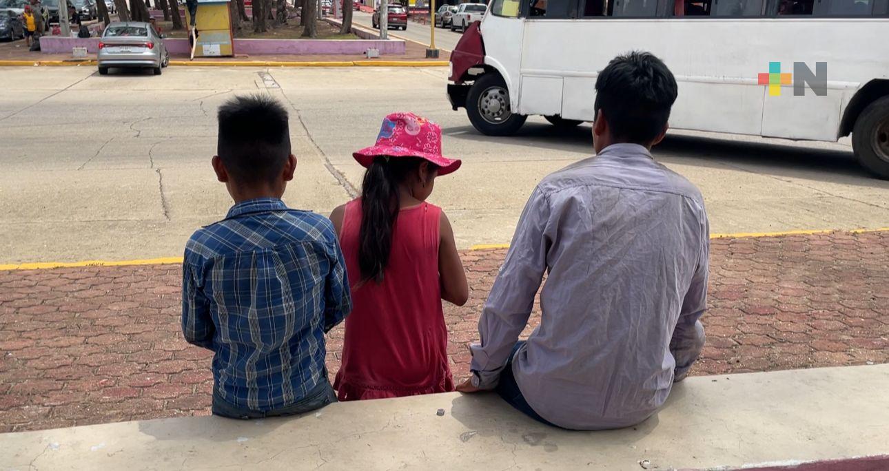 A la semana, hasta cinco apercibimientos por trabajo infantil realizan en Veracruz puerto