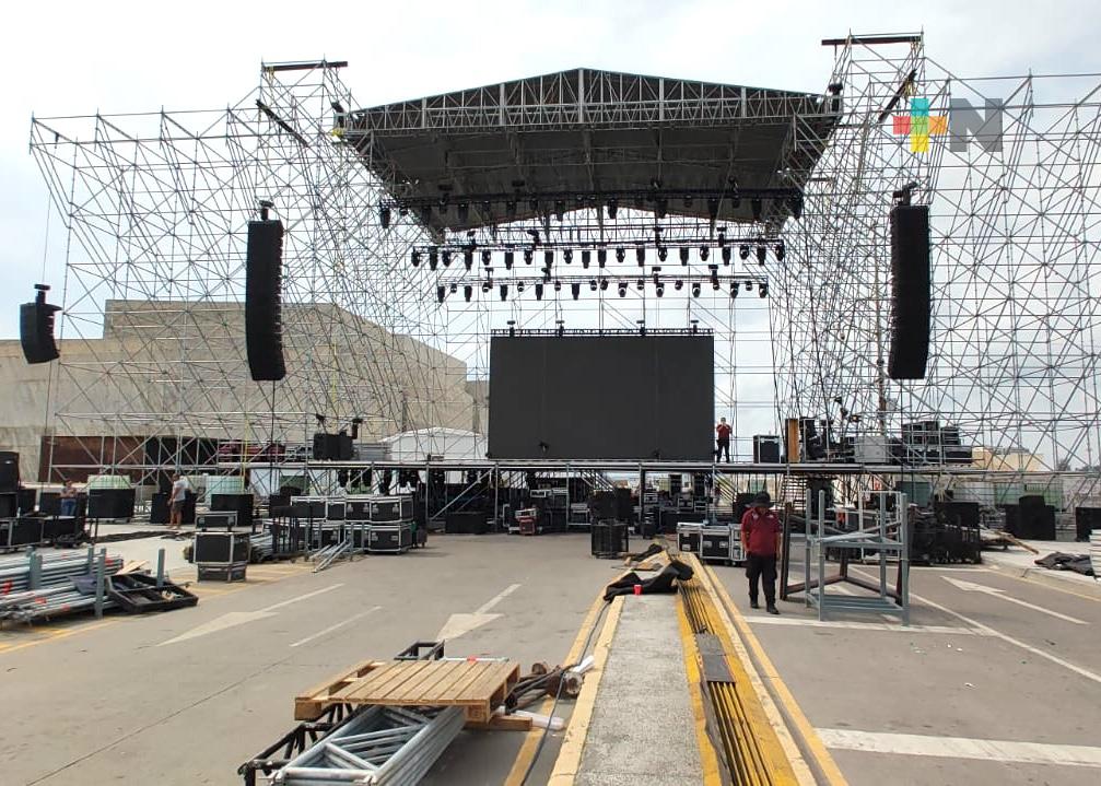 Este miércoles quedará listo el salsódromo