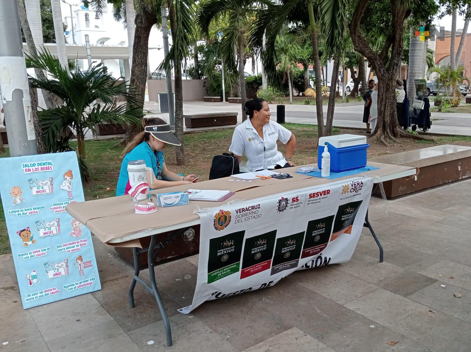 Sigue módulo itinerante de vacunación en Boca del Río