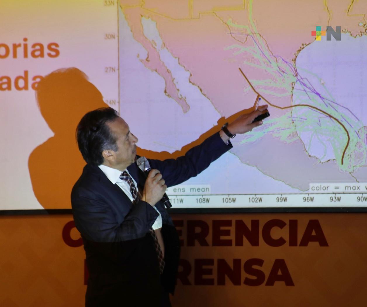 Exhorta PC a seguir indicaciones; disturbio tropical impactaría en norte de Veracruz