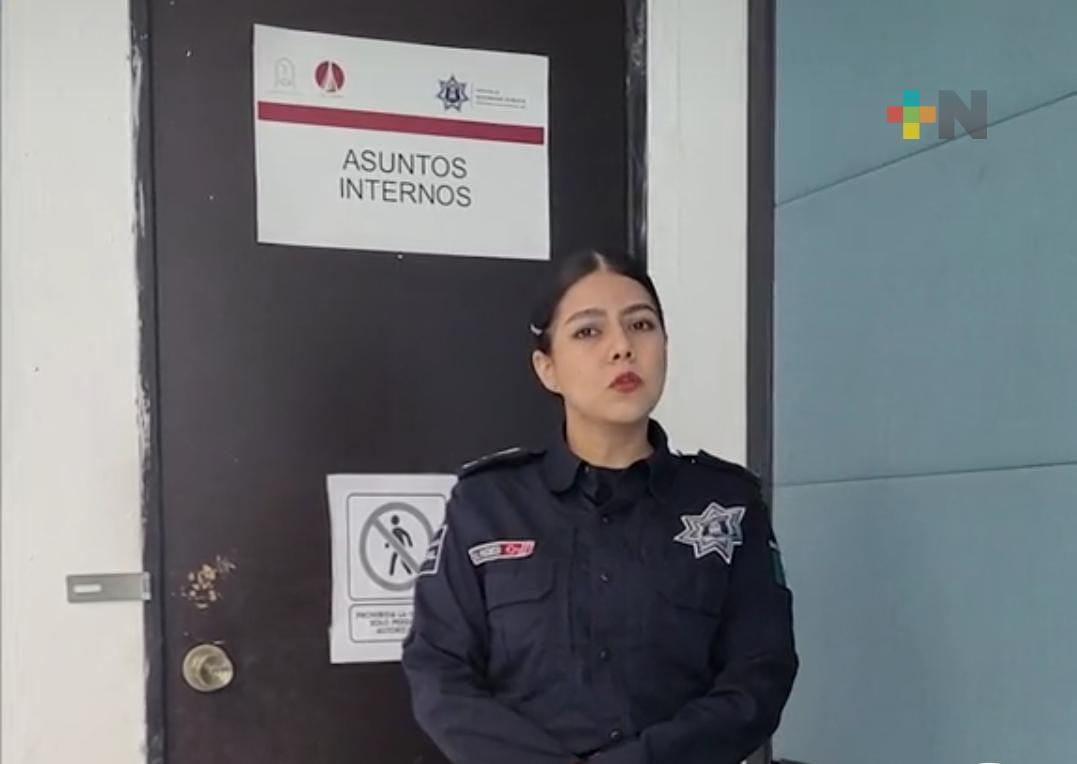 Actuación de policía municipal de Coatzacoalcos se puede denunciar