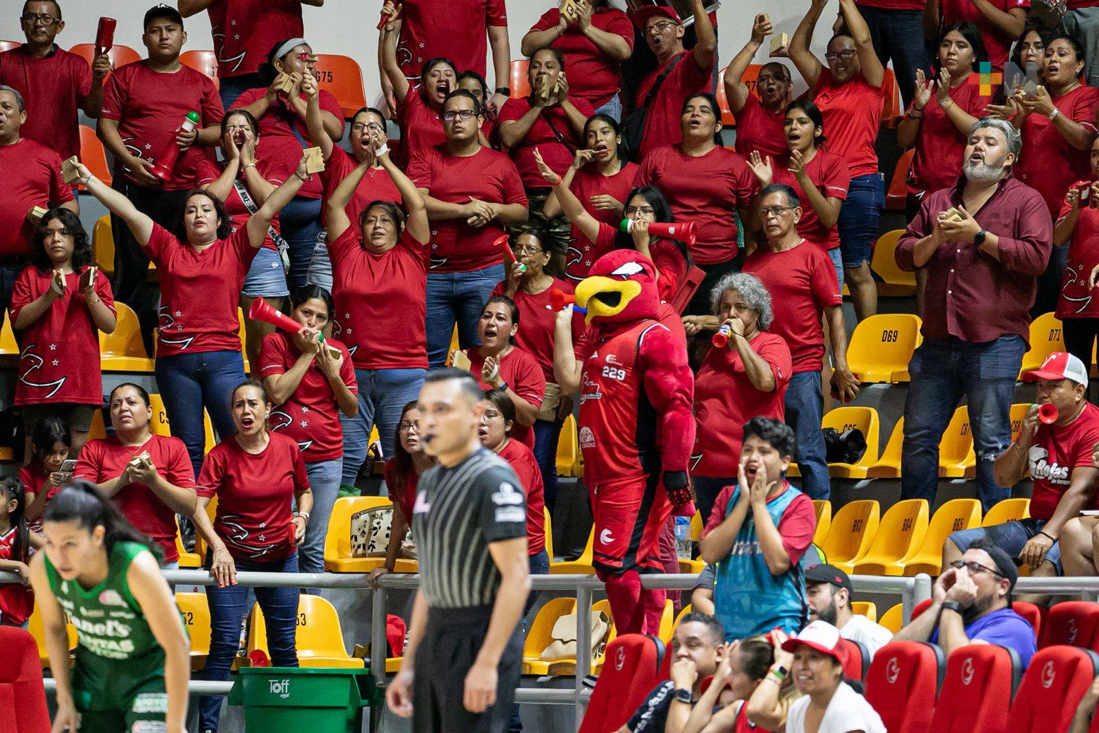 Rojas de Veracruz lanzan promociones para que la afición las apoye ante CorreBasket