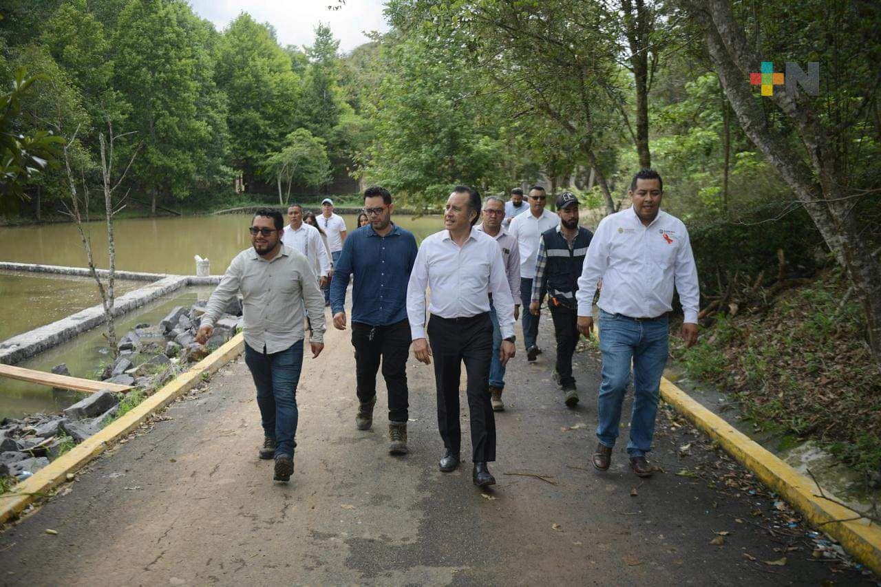 Parque Naturalia será entregado en agosto, Cuitláhuac García supervisó avances