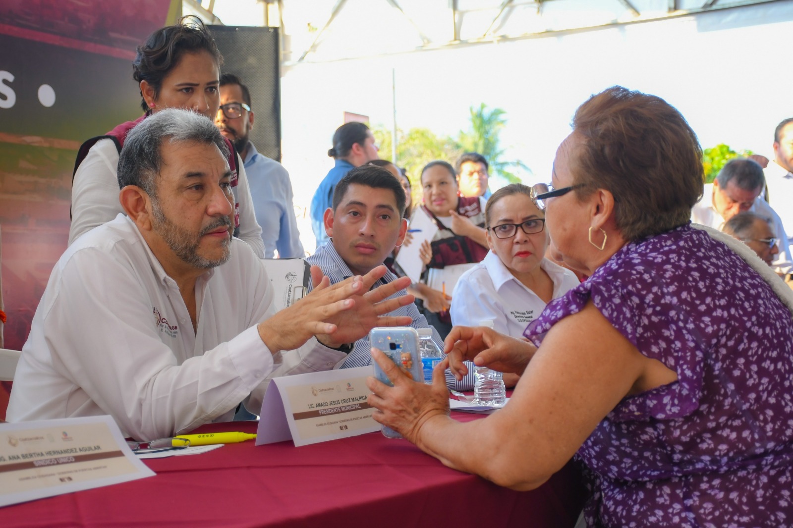 En Coatza retoman audiencias públicas  ‘Gobierno de Puertas Abiertas’