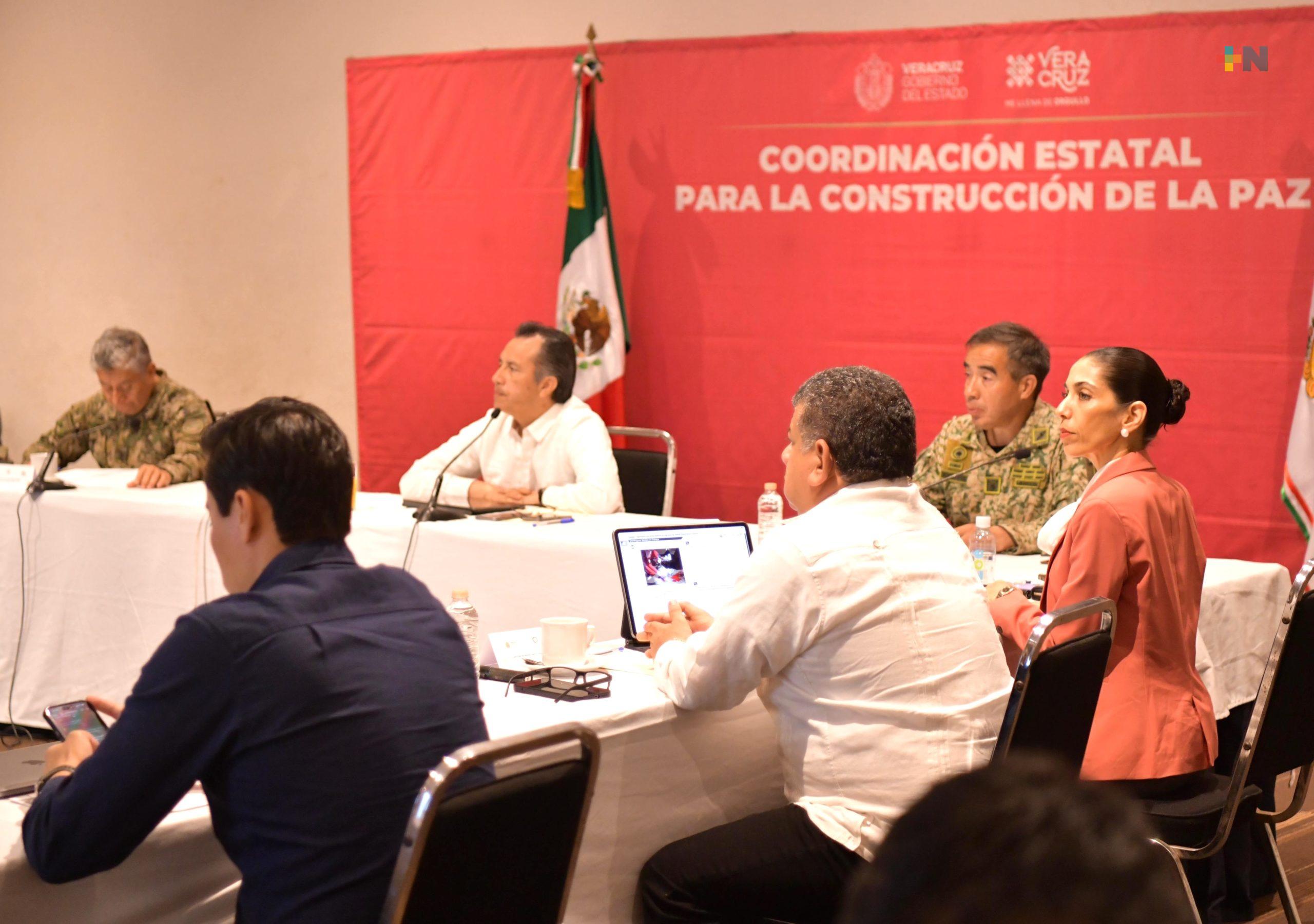 Cuitláhuac García encabeza la Mesa para Construcción de la Paz en el WTC