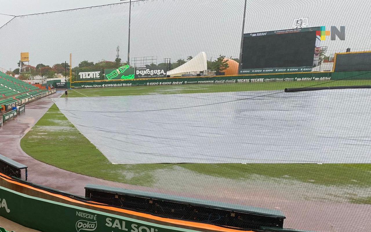 Lluvia impide segundo juego de la serie en Yucatán