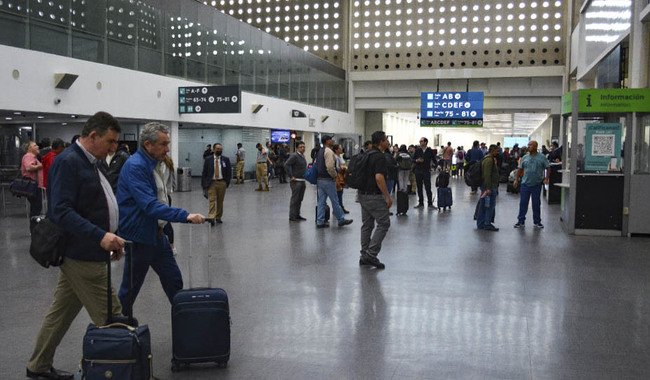 Más de 8 millones de turistas internacionales llegan a México vía aérea durante enero-abril de 2024
