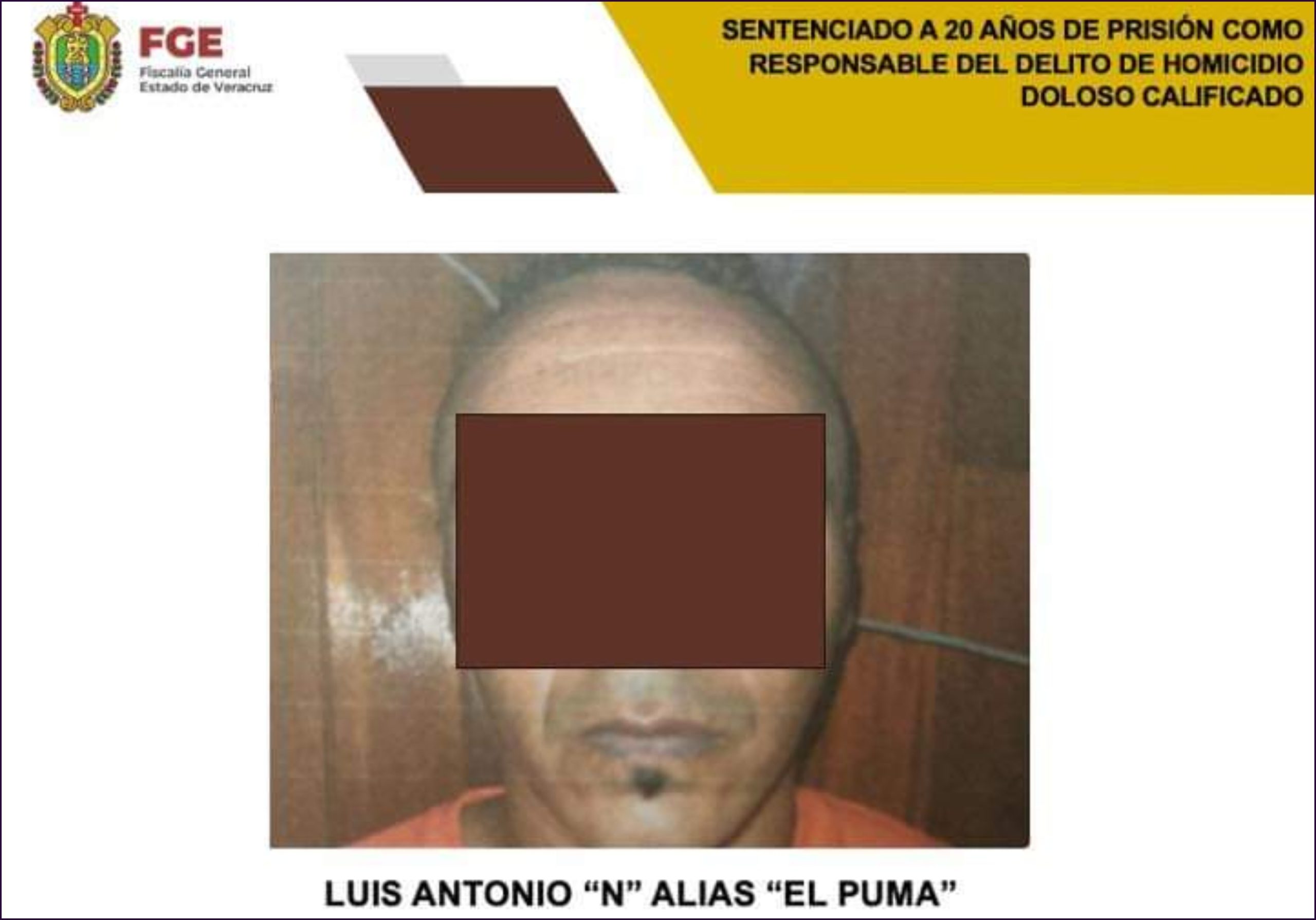 Por asesinato de mujer trans sentencian a  20 años de prisión a «El Puma»