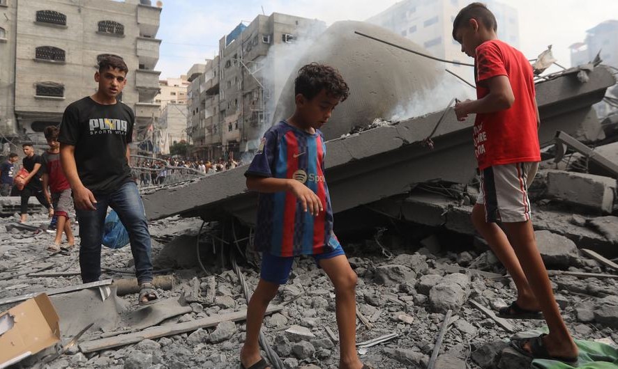 El “miedo a la guerra” causa problemas de habla en los niños de Gaza
