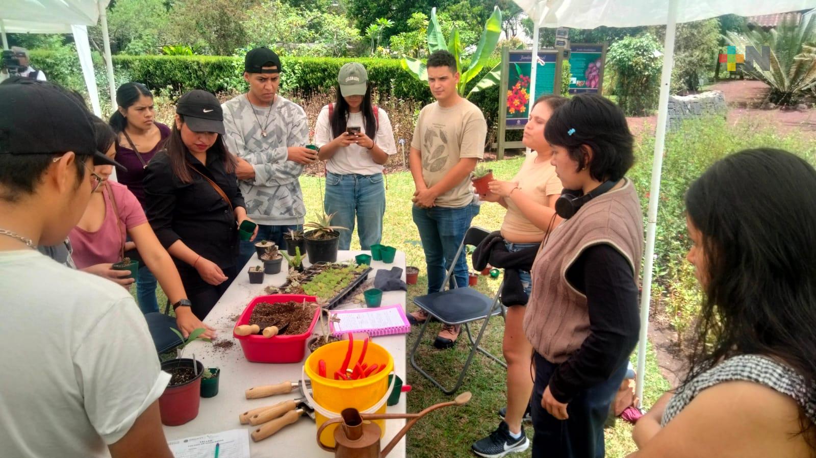 Realizan diversas actividades en jardín botánico «Francisco Javier Clavijero»