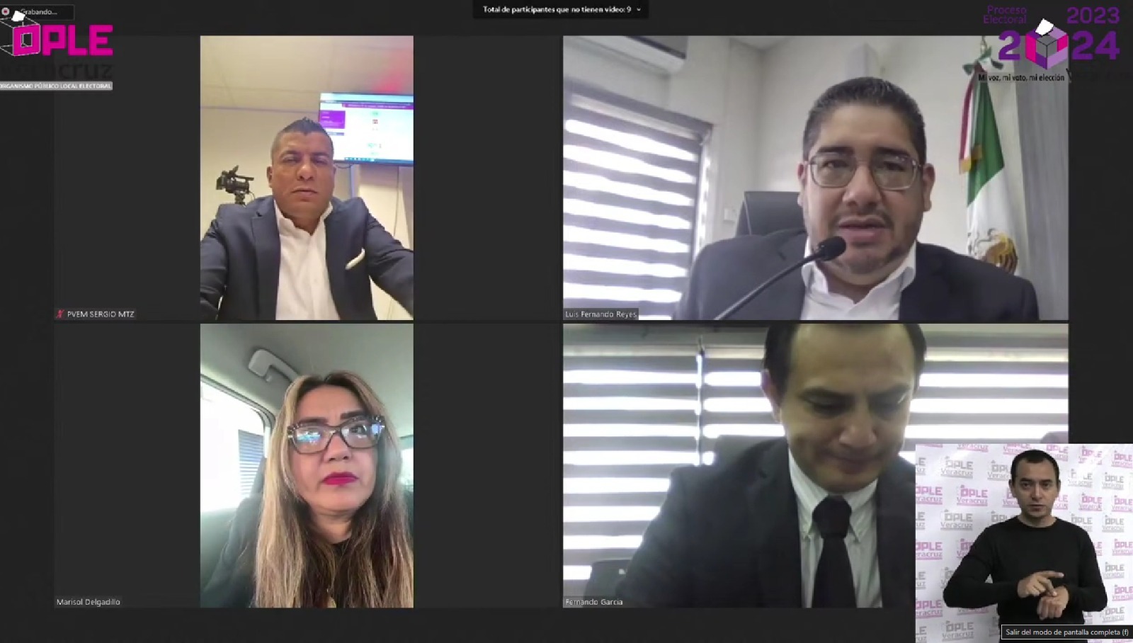 Concluyen cómputos del OPLE Veracruz de diputaciones locales