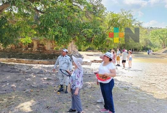 En Veracruz, Guardia Nacional realiza acciones de seguridad y proximidad en la zona arqueológica El Tajin