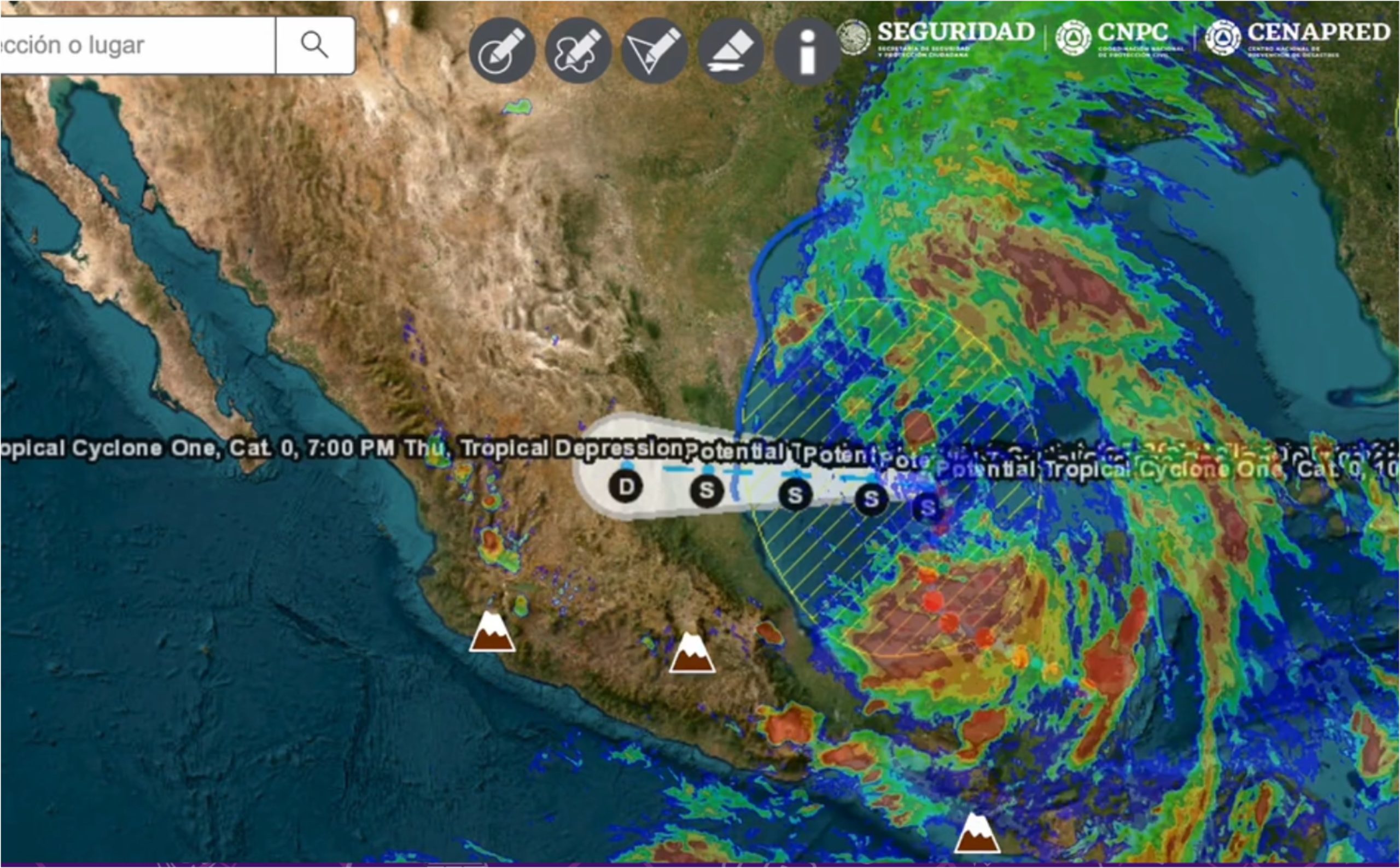 Comité Estatal de Emergencias en sesión permanente por potencial Ciclón Tropical Uno