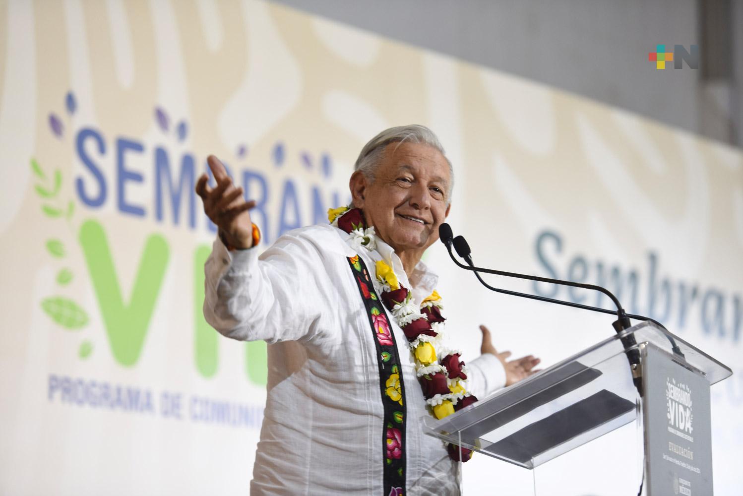 Sembrando Vida continuará en segundo piso de la Cuarta Transformación: presidente