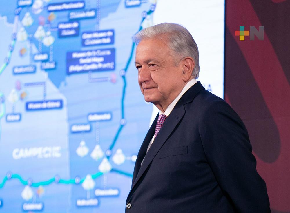 Presidente invita al pueblo de México a disfrutar del Tren Maya