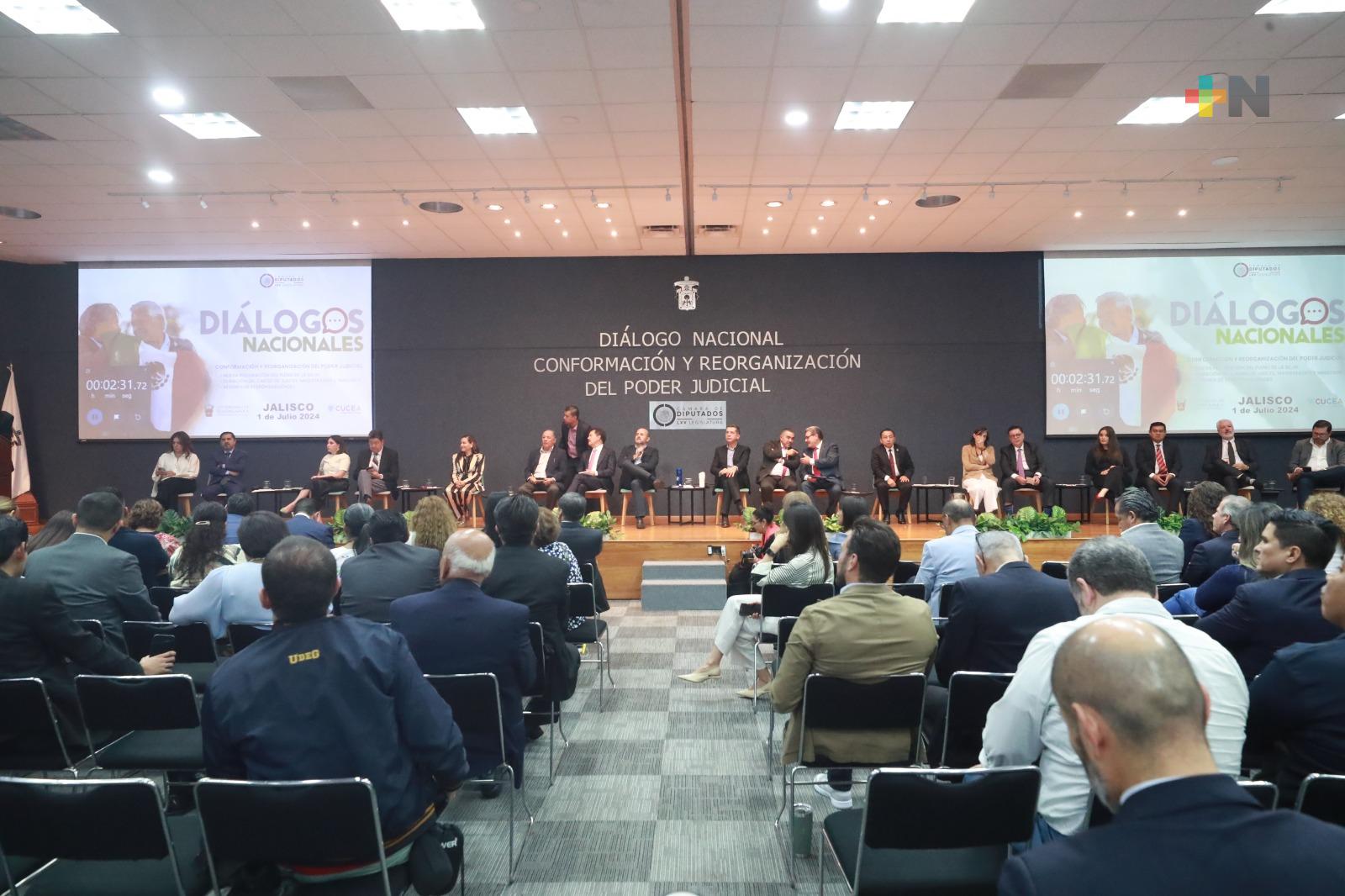 Conformación y reorganización del Poder Judicial, tema del segundo diálogo nacional sobre reformas constitucionales