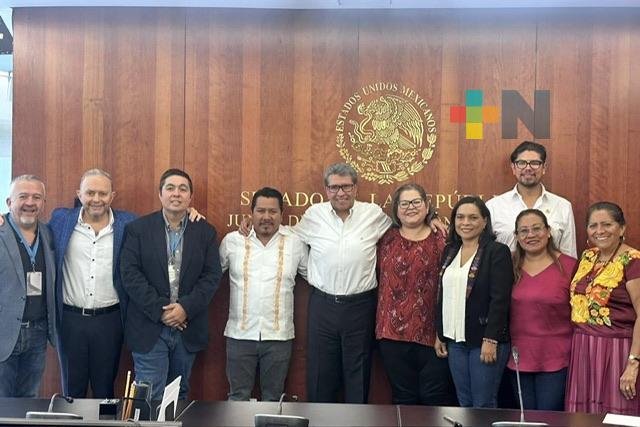 Plantean legisladores al senador Ricardo Monreal temas relacionados con reforma en materia indígena