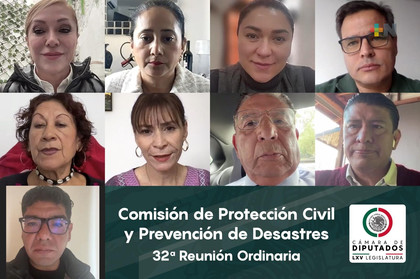Comisión de Protección Civil y Prevención de Desastres aprobó su informe final de actividades