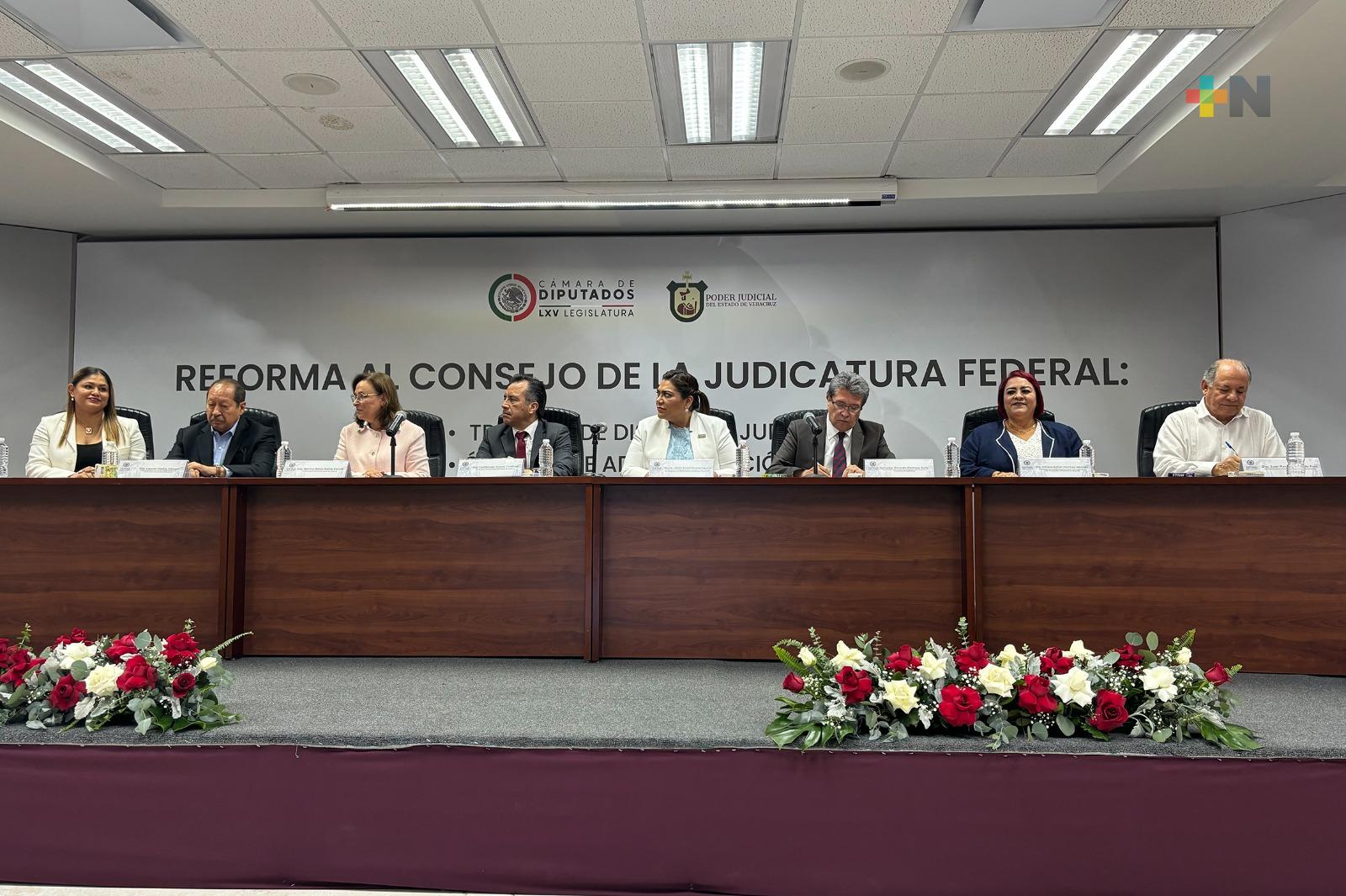 “Reforma al Consejo de la Judicatura Federal”, tema del quinto foro de los diálogos nacionales