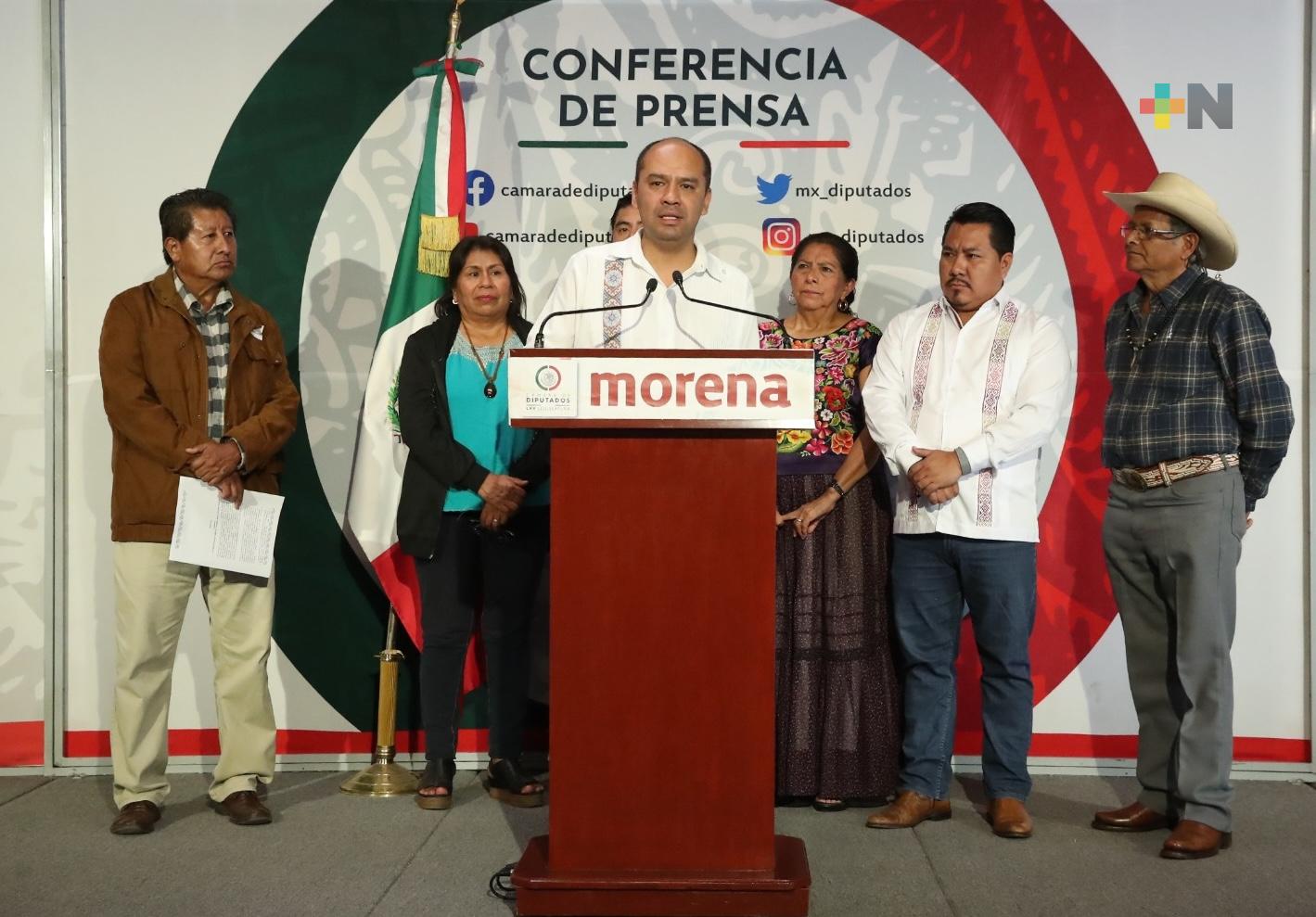 Diputadas y diputados de Morena buscan impulsar la reforma constitucional en materia indígena