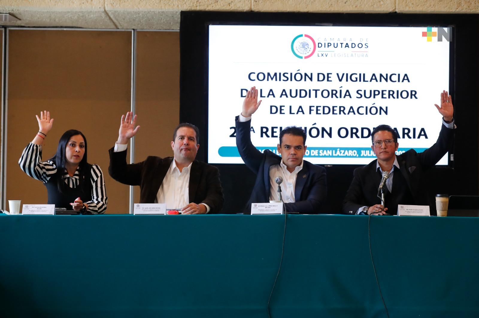 Comisión de Vigilancia de la Auditoría Superior de la Federación aprobó su informe final de labores