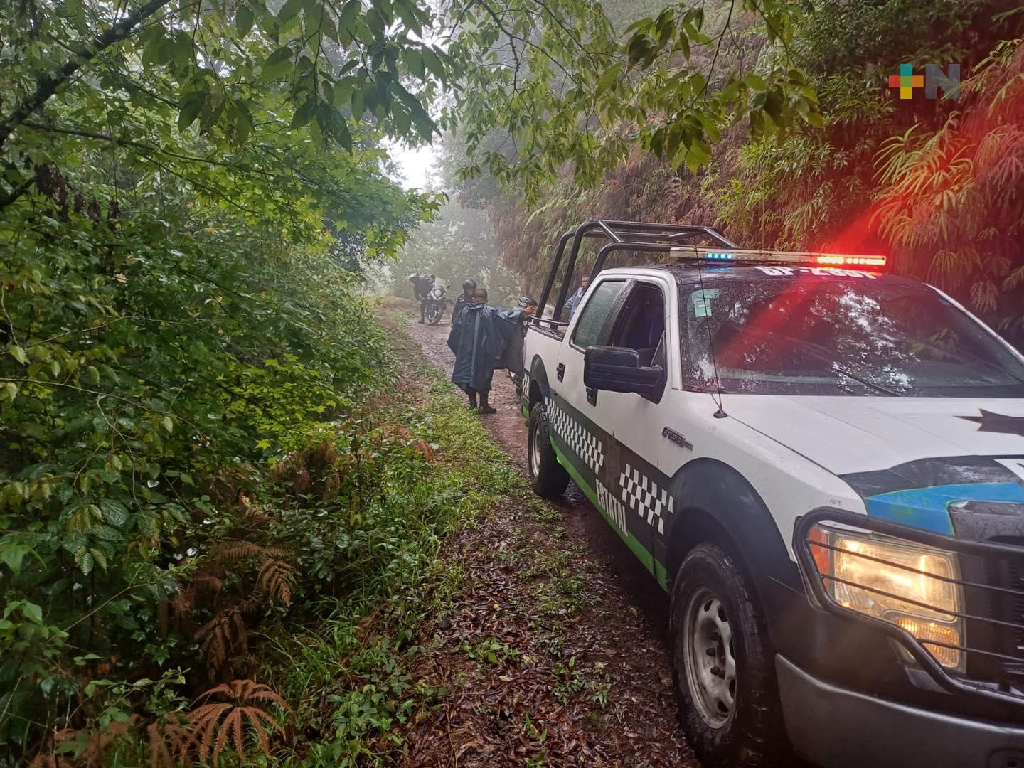 SSP realiza labores de limpieza y desazolve para liberar vías de comunicación en Tlalnelhuayocan