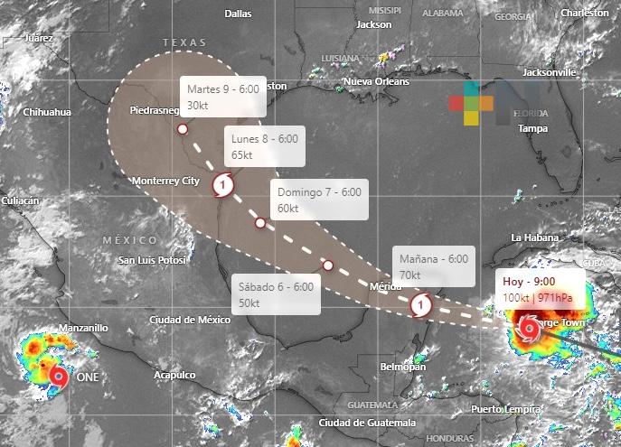 «Beryl» impactará en Quintana Roo este viernes por la madrugada
