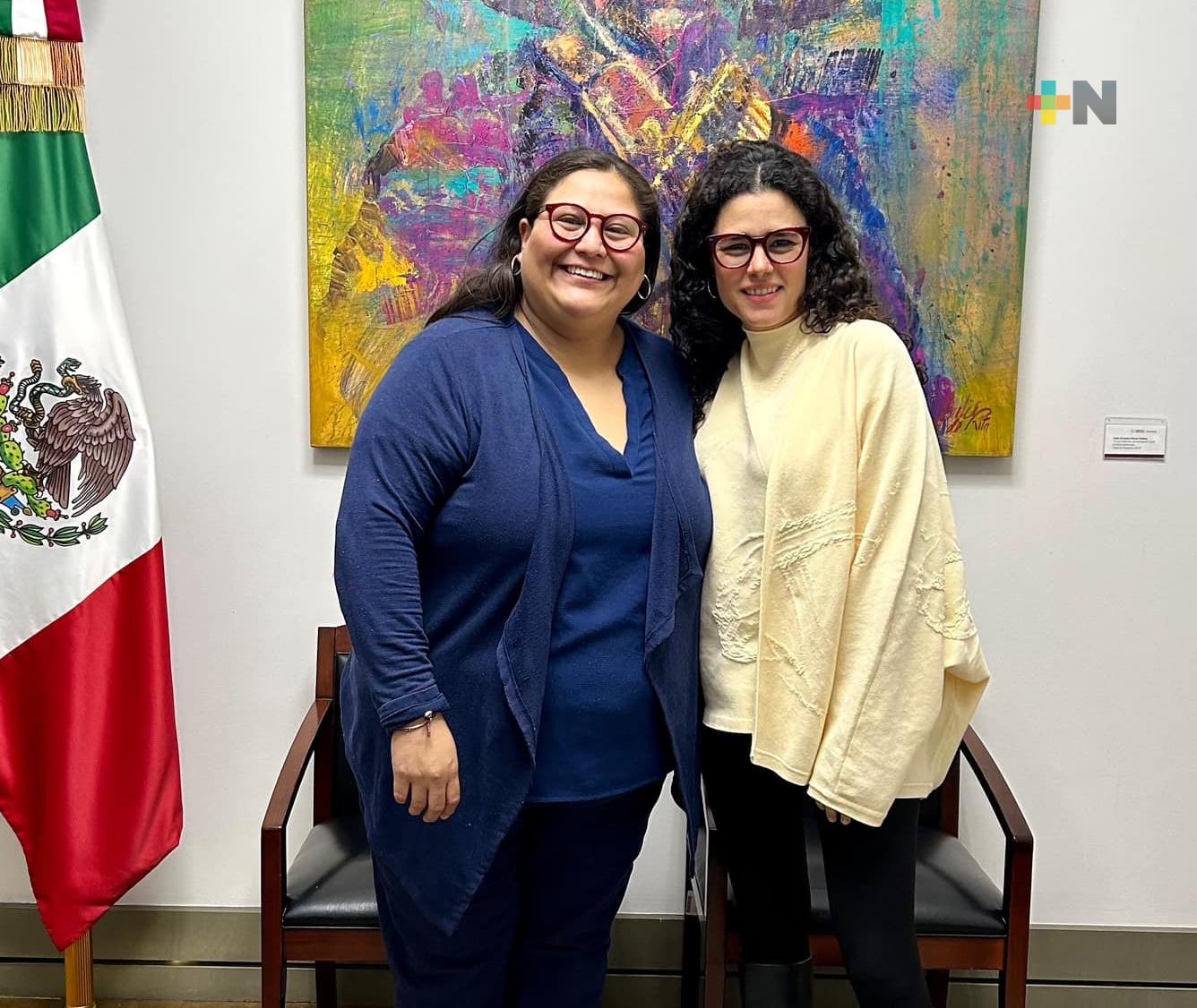 Luisa María Alcalde se reunió con la secretaria general de Morena, Citlalli Hernández