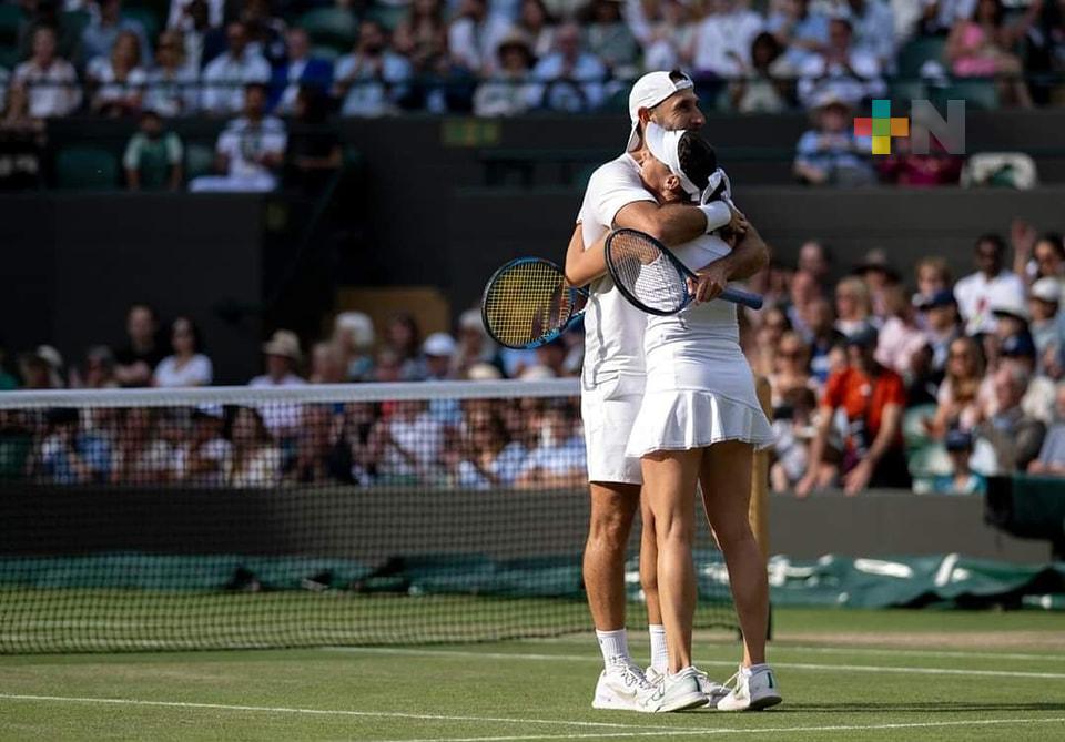 ¡Histórico! Santiago González jugará la final de dobles mixtos en Wimbledon