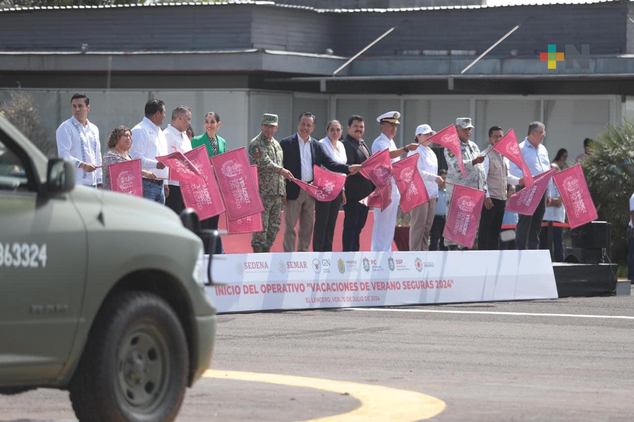 Gobernador Cuitláhuac García pone en marcha Operativo Vacacional de Verano