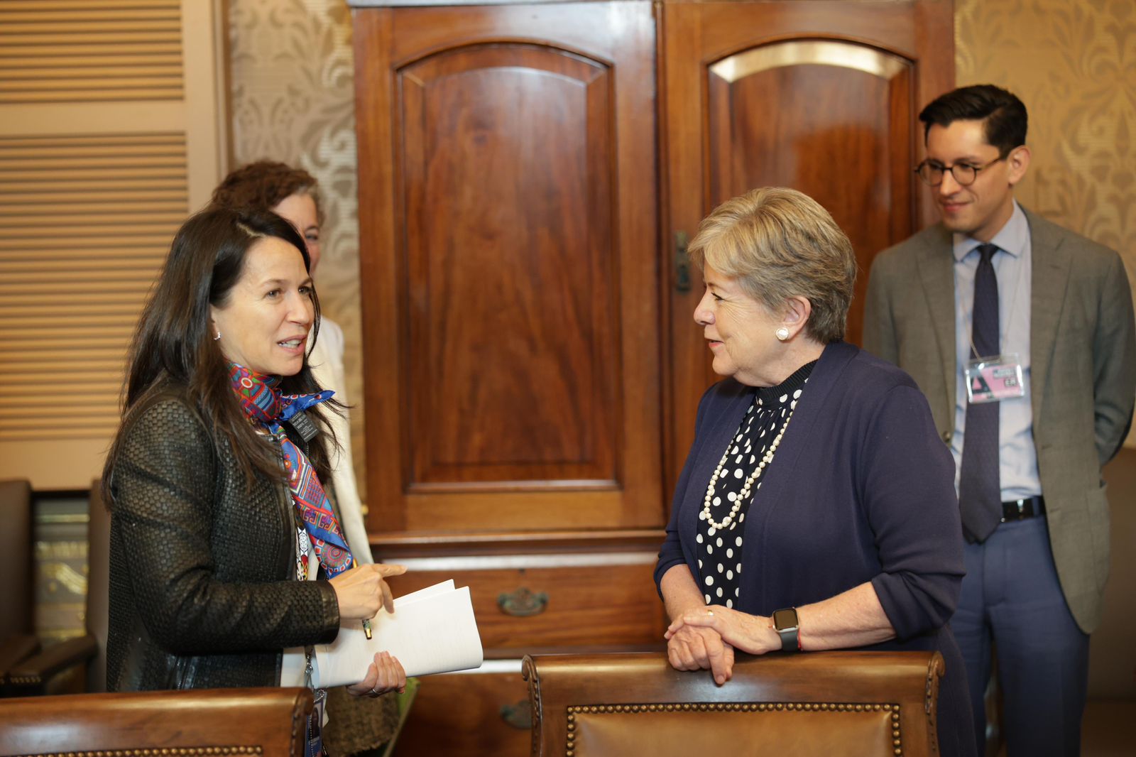 La canciller Alicia Bárcena inicia gira de trabajo en Washington D. C.