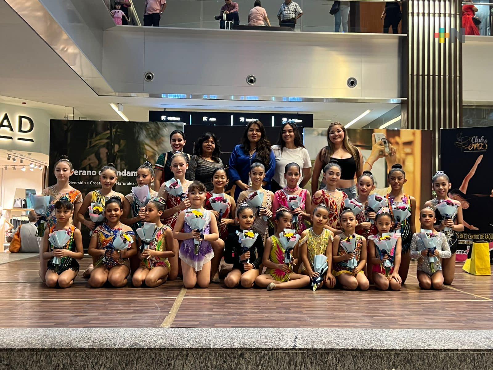 Sobresalen gimnastas de Club de Oro a nivel estatal y nacional