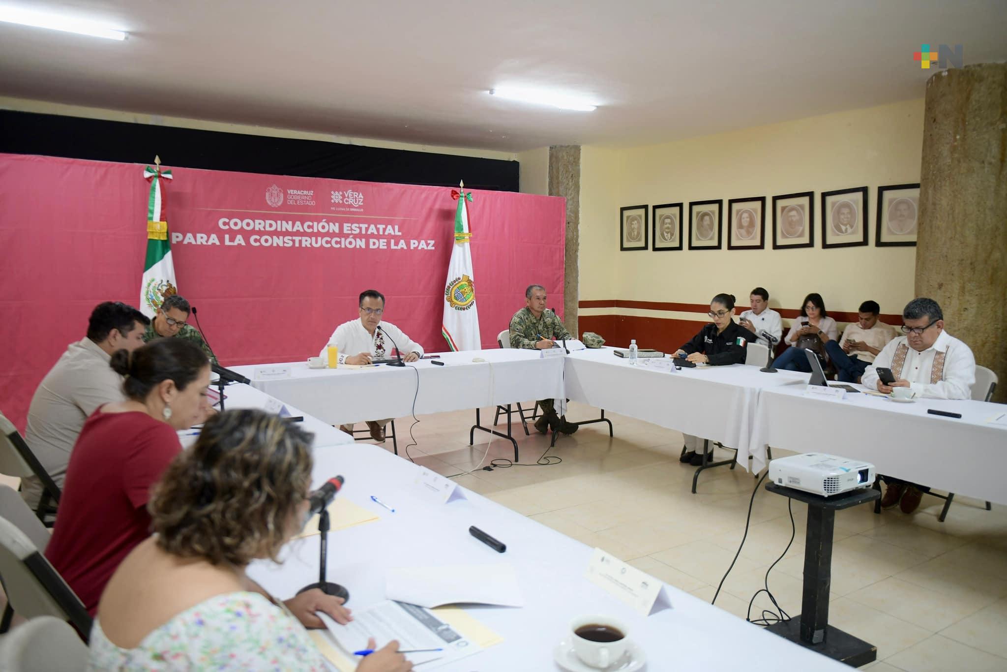 Este jueves la Mesa para Construcción de la Paz sesionó en Papantla