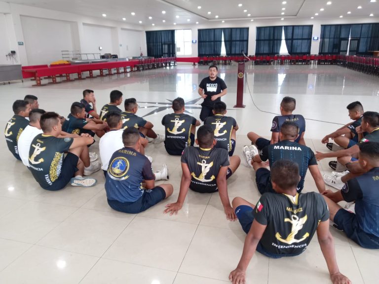 Imparte Secver taller de Danza Contemporánea para 210 elementos de la Secretaría de Marina