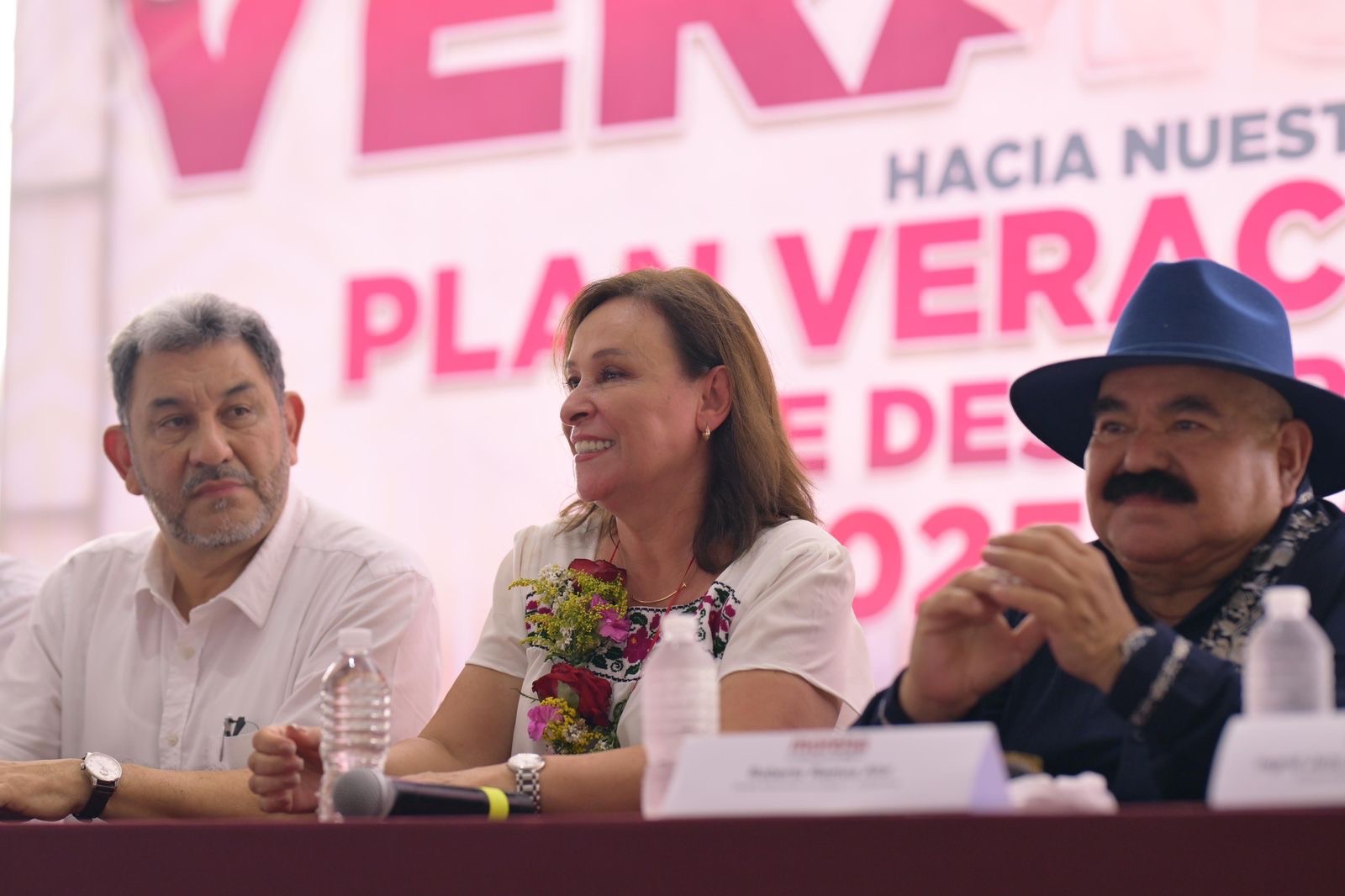 ¡Gobernadora! ¡Gobernadora! Así recibe Coatzacoalcos a Rocío Nahle