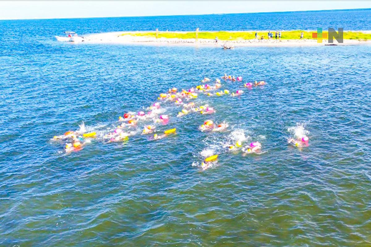 Más folios de inscripción para nadar en Aguas Abiertas por los Arrecifes Veracruzanos 2024