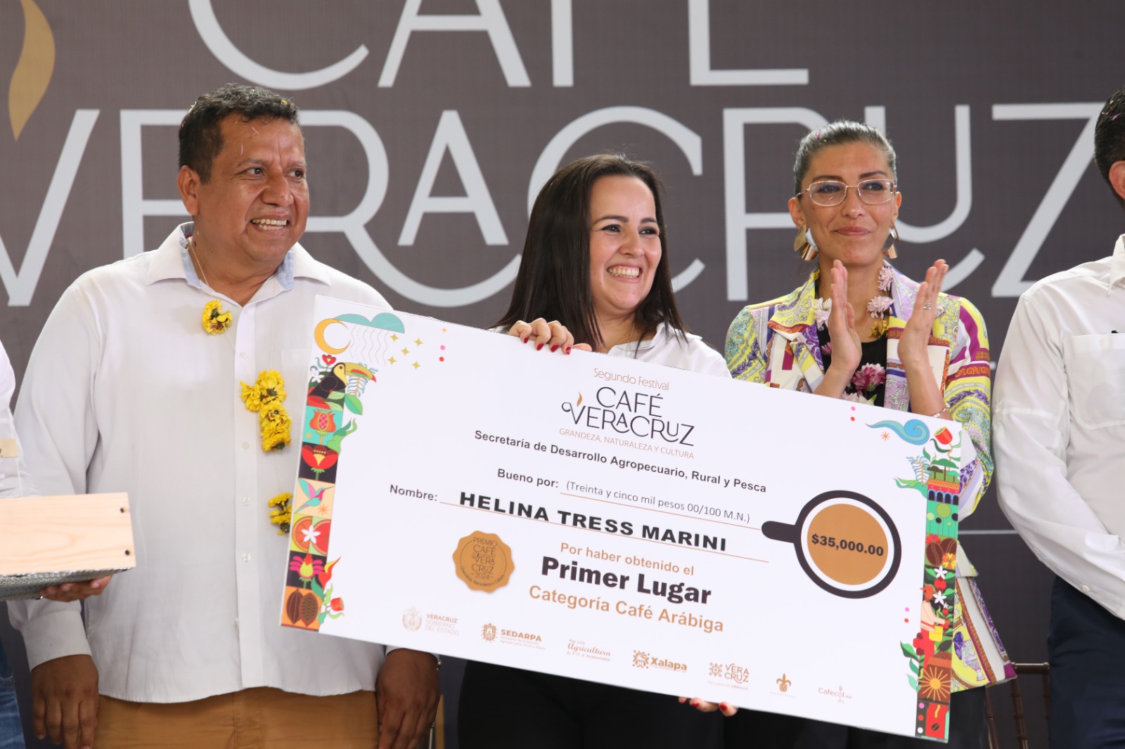 Elina Tress es ganadora del segundo festival Café Veracruz 2024