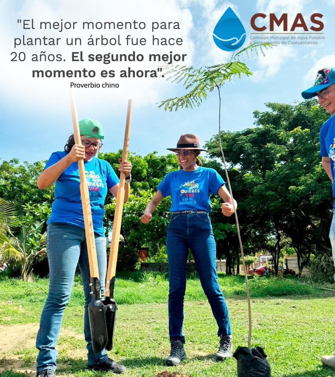 CMAS Coatzacoalcos realiza jornada de reforestación