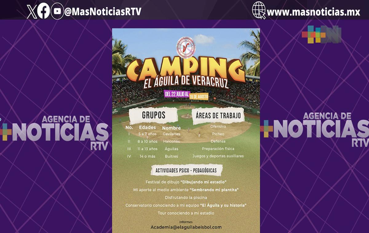 Inició el «Camping El Águila de Veracruz” en el Beto Ávila