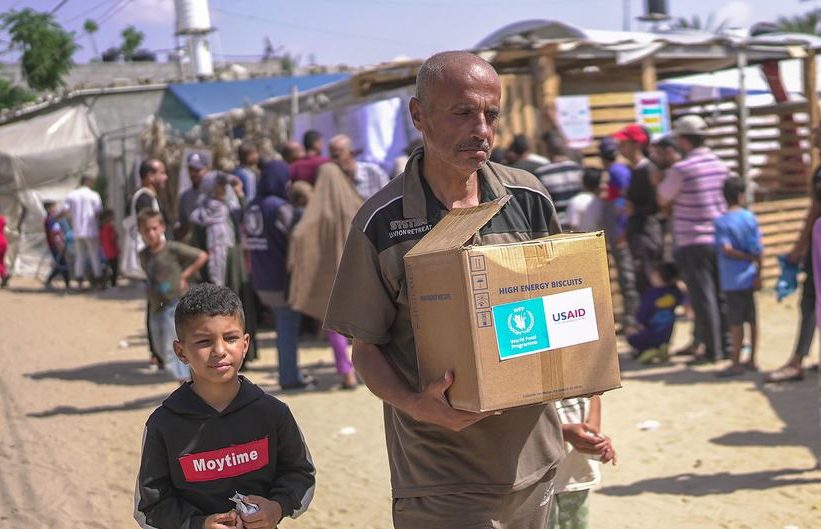 Solo una misión de la ONU llevó ayuda al norte de Gaza