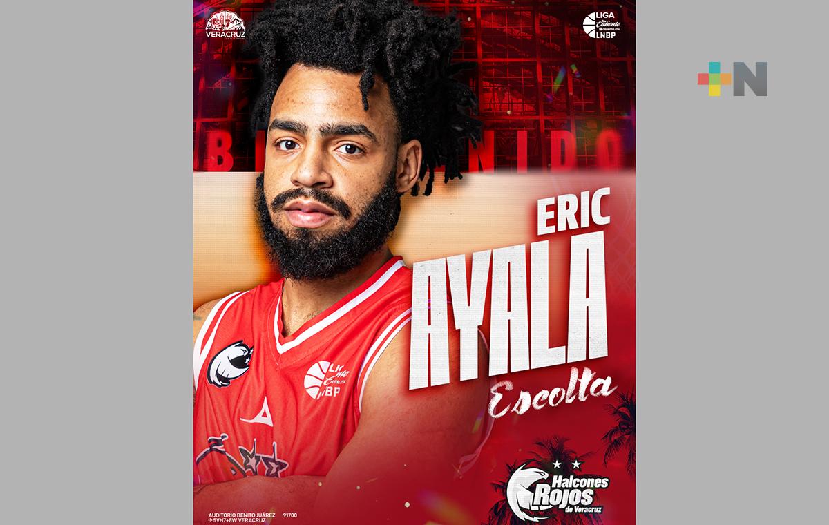Eric Ayala estadounidense/puertorriqueño, nuevo jugador de Halcones Rojos