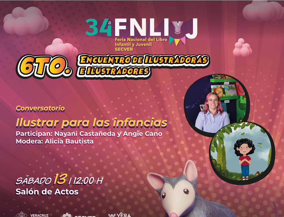 Asiste al 6º Encuentro de Ilustradoras e Ilustradores en la #34FNLIyJ