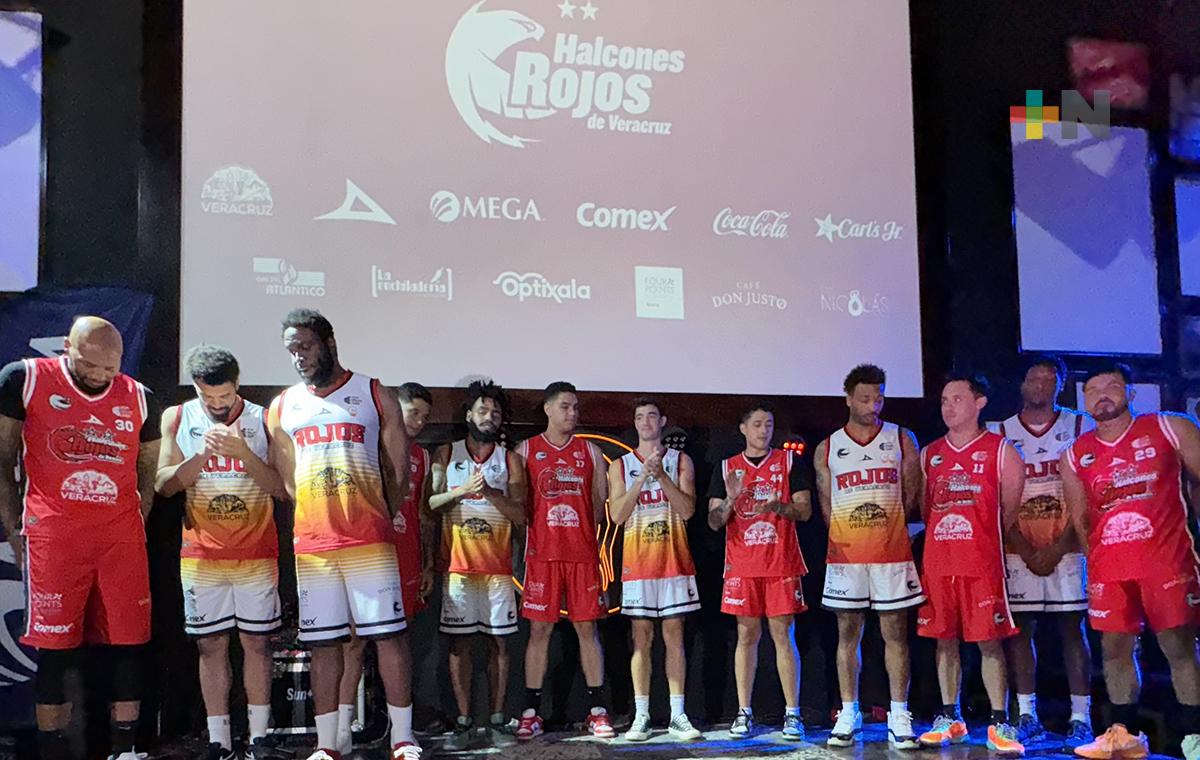 Halcones Rojos de Veracruz presenta a su equipo varonil 2024