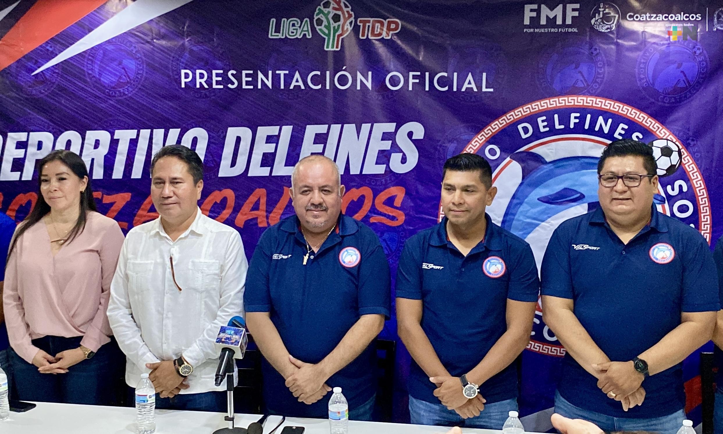 Presentan a los Delfines de Coatzacoalcos, jugarán en la Liga TDP