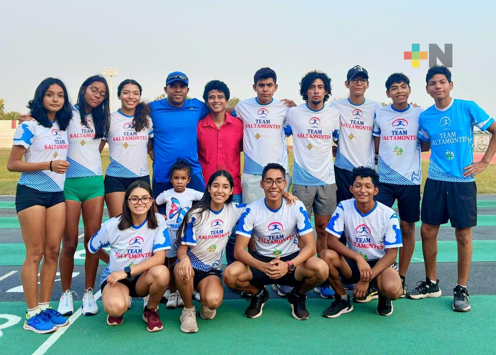 Atletas del Team Saltamontes de Coatza participarán en Campeonato Nacional 2024