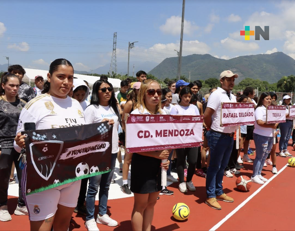 En Ixtaczoquitlán realizan Encuentro Estatal Deportivo Indígena 2024