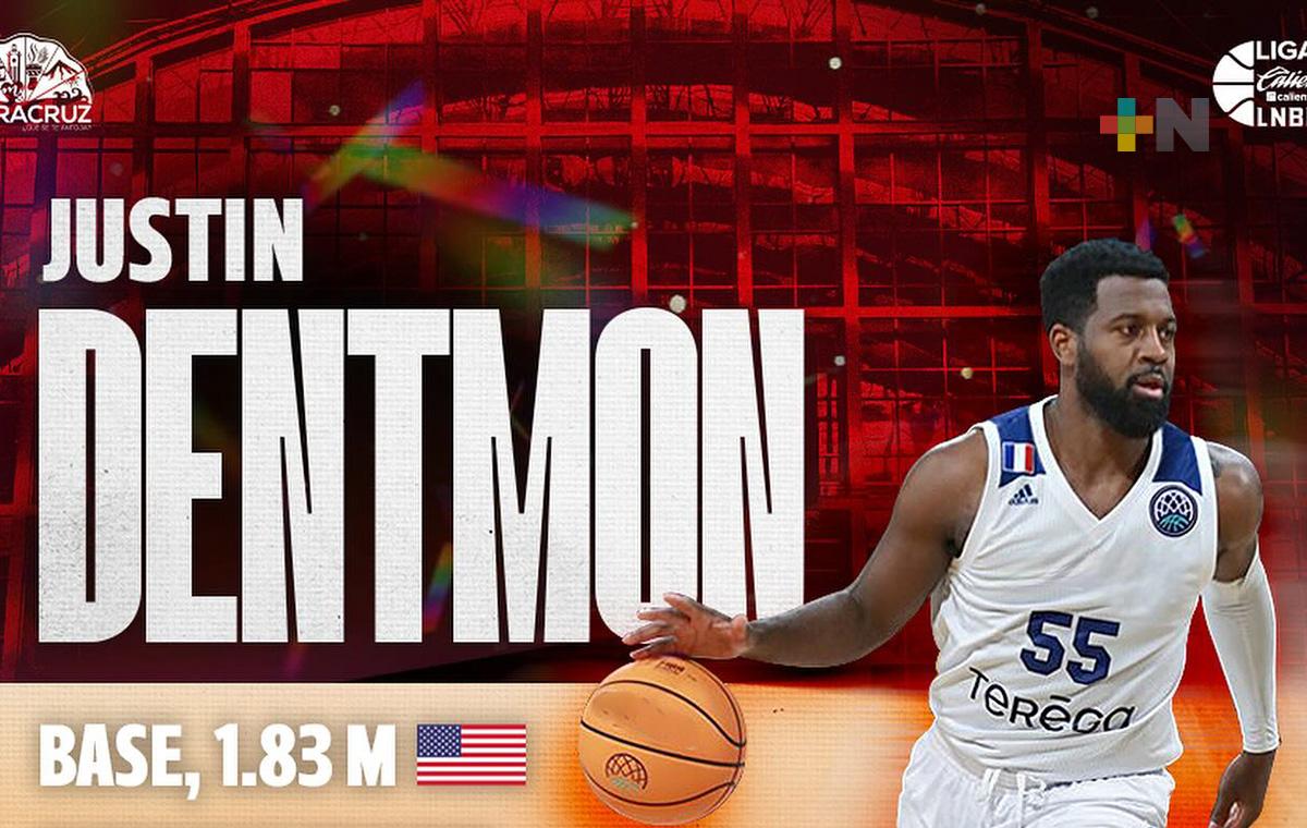 Justin Dentmon, ex-NBA jugará con los Halcones Rojos de Veracruz