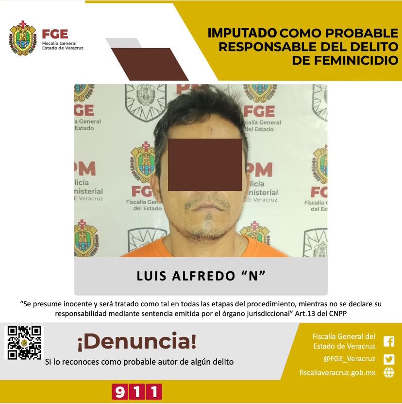 Detienen a Luis Alfredo “N”, presunto asesino de enfermera del IMSS en Coatza